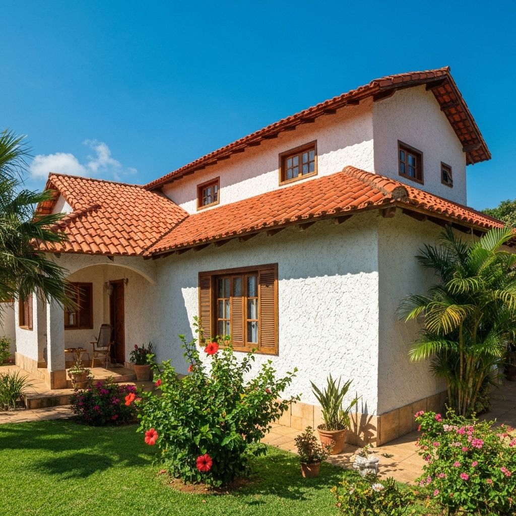 Casa moderna simples brasileira